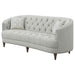 Avonlea Upholstered Sloped Arm Sofa Grey Fabric - Walo Furniture 