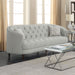 Avonlea Upholstered Sloped Arm Sofa Grey Fabric - Walo Furniture 