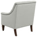 Avonlea Fabric Upholstered Sloped Arm Chair Grey Fabric - Walo Furniture 