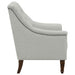 Avonlea Fabric Upholstered Sloped Arm Chair Grey Fabric - Walo Furniture 