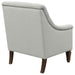 Avonlea Fabric Upholstered Sloped Arm Chair Grey Fabric - Walo Furniture 