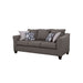 Salizar Upholstered Flared Arm Sofa Charcoal Grey - Walo Furniture 