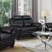 Finley Upholstered Padded Arm Tufted Loveseat Black - Walo Furniture 