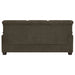 Clementine Upholstered Padded Arm Sofa Brown - Walo Furniture 