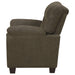 Clementine Upholstered Padded Arm Accent Chair Brown - Walo Furniture 