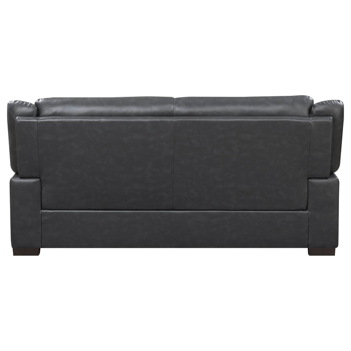 Arabella Upholstered Padded Arm Sofa Grey - Walo Furniture 