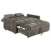 Cotswold Upholstered Convertible Sleeper Sofa Bed Dark Grey - Walo Furniture 