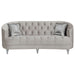 Avonlea Upholstered Sloped Arm Sofa Grey Velvet - Walo Furniture 