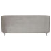 Avonlea Upholstered Sloped Arm Sofa Grey Velvet - Walo Furniture 