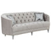 Avonlea 2-piece Upholstered Sloped Arm Sofa Set Grey Velvet - Walo Furniture 