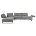 Arden Upholstered Sectional Sofa with Adjustable Back Taupe - Walo Furniture 