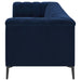 Chalet Upholstered Tuxedo Arm Tufted Sofa Blue - Walo Furniture 