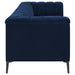 Chalet Upholstered Tuxedo Arm Tufted Sofa Blue - Walo Furniture 