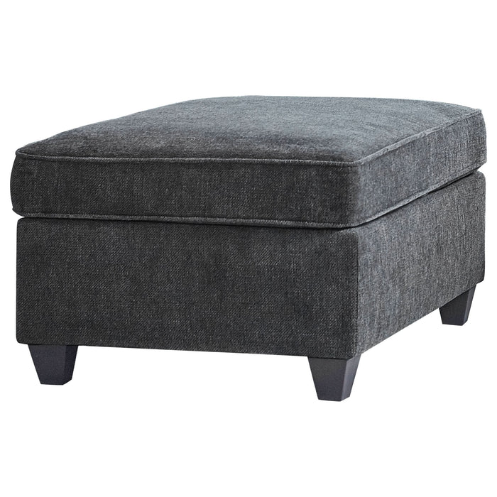 Mccord Rectangular Upholstered Ottoman Dark Grey - Walo Furniture 