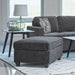 Mccord Rectangular Upholstered Ottoman Dark Grey - Walo Furniture 