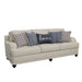 Glenn Upholstered English Arm Sofa Light Grey and Blue - Walo Furniture 