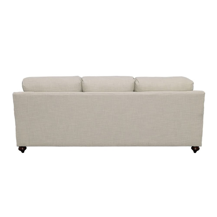 Glenn Upholstered English Arm Sofa Light Grey and Blue - Walo Furniture 