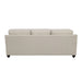 Glenn Upholstered English Arm Sofa Light Grey and Blue - Walo Furniture 