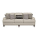 Glenn Upholstered English Arm Sofa Light Grey and Grey - Walo Furniture 