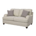 Glenn Upholstered English Arm Loveseat Light Grey and Grey - Walo Furniture 