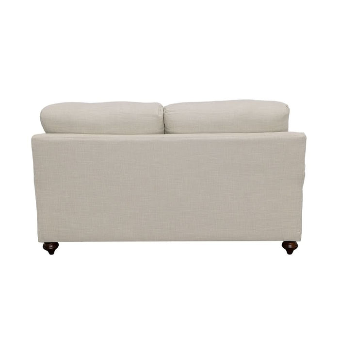 Glenn Upholstered English Arm Loveseat Light Grey and Grey - Walo Furniture 