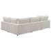 Serene 4-piece Upholstered Modular Sectional Sofa Beige - Walo Furniture 