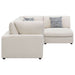 Serene 4-piece Upholstered Modular Sectional Sofa Beige - Walo Furniture 