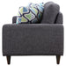 Watsonville Upholstered Track Arm Tufted Loveseat Grey - Walo Furniture 