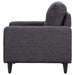 Watsonville Upholstered Track Arm Tufted Accent Chair Grey - Walo Furniture 