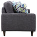 Watsonville Upholstered Track Arm Tufted Loveseat Grey - Walo Furniture 