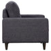 Watsonville Upholstered Track Arm Tufted Accent Chair Grey - Walo Furniture 