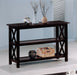 Rachelle 2-shelf Wood Entryway Console Table Deep Merlot - Walo Furniture 