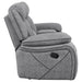 Higgins 2-piece Upholstered Motion Reclining Sofa Set Grey - Walo Furniture 