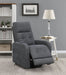 Howie Upholstered Power Lift Massage Chair Charcoal - Walo Furniture 