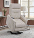 Henrietta Upholstered Power Lift Massage Chair Beige - Walo Furniture 