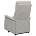 Herrera Upholstered Power Lift Massage Chair Beige - Walo Furniture 