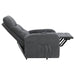 Howie Upholstered Power Lift Massage Chair Charcoal - Walo Furniture 