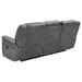 Conrad Upholstered Padded Arm Motion Sofa Grey - Walo Furniture 