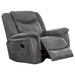 Conrad Upholstered Padded Arm Glider Recliner Grey - Walo Furniture 