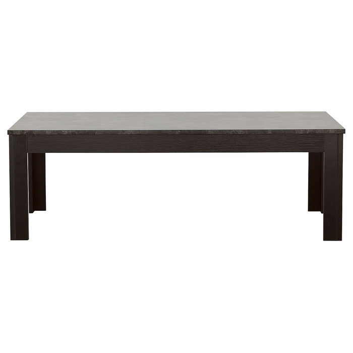 Rhodes 3-piece Faux Marble Top Coffee Table Set Grey - Walo Furniture 