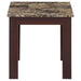 Rhodes 3-piece Faux Marble Top Coffee Table Set Brown - Walo Furniture 