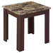 Rhodes 3-piece Faux Marble Top Coffee Table Set Brown - Walo Furniture 