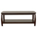 Dixon 1-shelf Rectangular Wood Coffee Table Espresso - Walo Furniture 