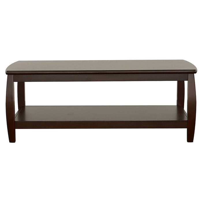 Dixon 3-piece Rectangular Wood Coffee Table Set Espresso - Walo Furniture 