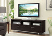 Casey 2-drawer Engineered Wood 60" TV Stand Cappuccino - Walo Furniture 