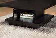 Reston Square Engineered Wood Coffee Table Cappuccino - Walo Furniture 