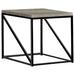 Birdie Square Engineered Wood End Table Sonoma Grey - Walo Furniture 