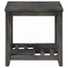 Cliffview 1-shelf Square Wood Side End Table Grey - Walo Furniture 