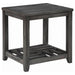 Cliffview 1-shelf Square Wood Side End Table Grey - Walo Furniture 