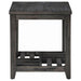 Cliffview 1-shelf Square Wood Side End Table Grey - Walo Furniture 